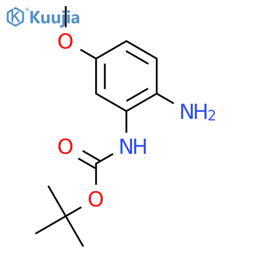 Tert-Butyl (2-amino-5-methoxyphenyl)carbamate structure