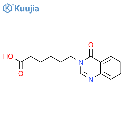 3(4H)-Quinazolinehexanoic acid, 4-oxo- structure
