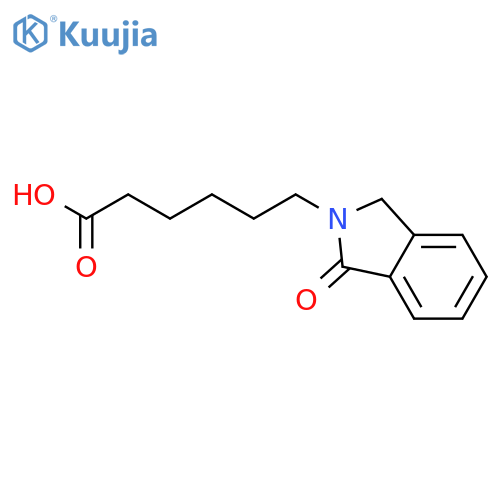 2H-Isoindole-2-hexanoic acid, 1,3-dihydro-1-oxo- structure