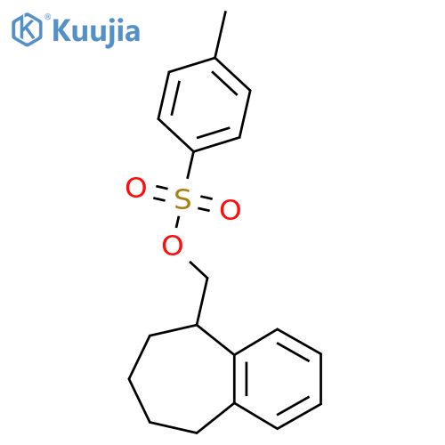 {6,7,8,9-tetrahydro-5H-benzo[7]annulen-5-yl}methyl 4-methylbenzene-1-sulfonate structure