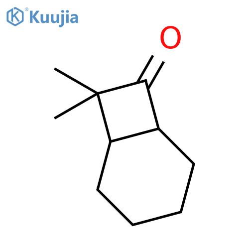 cis-8,8-dimethylbicyclo[4.2.0]octan-7-one structure