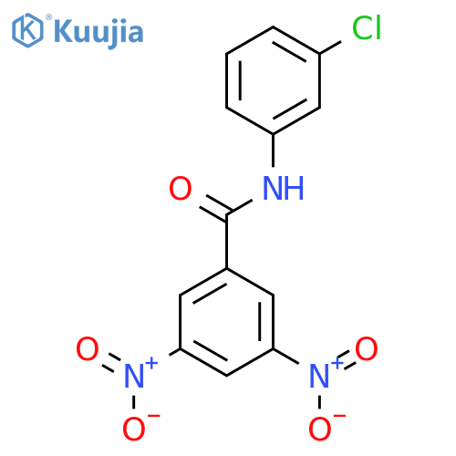 N-(3-chlorophenyl)-3,5-dinitrobenzamide structure