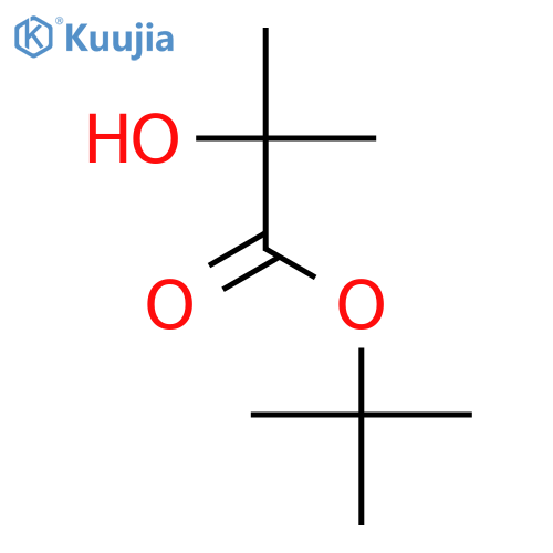 Propanoic acid,2-hydroxy-2-methyl-, 1,1-dimethylethyl ester structure