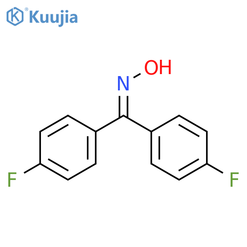 4,4'-difluorobenzophenone oxime structure