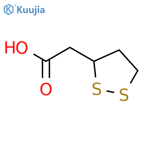 1,2-Dithiolane-3-aceticacid structure