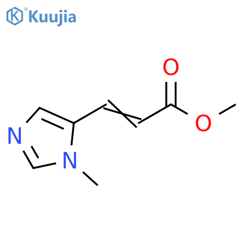 methyl 3-(1-methyl-1H-imidazol-5-yl)prop-2-enoate structure