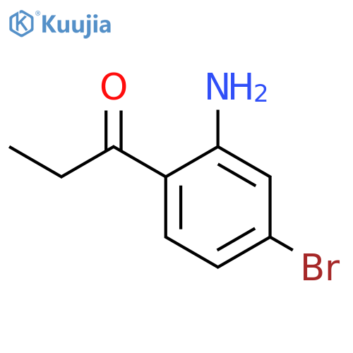 1-(2-amino-4-bromophenyl)propan-1-one structure