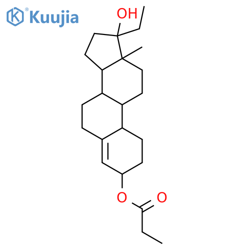 19-Norpregn-4-ene-3,17-diol,3-propanoate, (3b,17a)- (9CI) structure