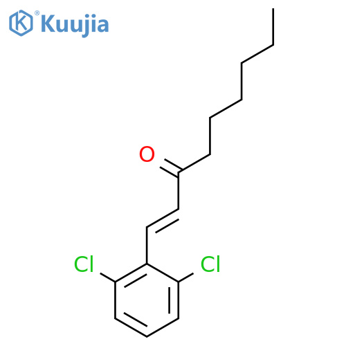 1-Nonen-3-one, 1-(2,6-dichlorophenyl)- structure