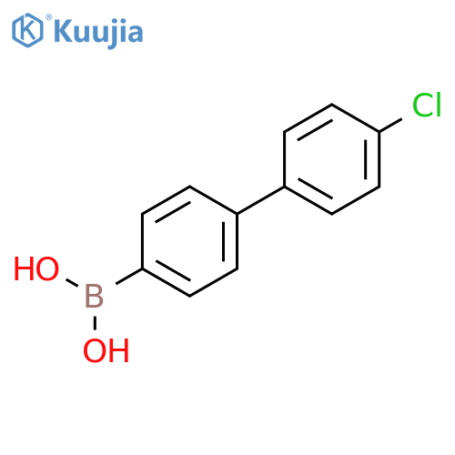 {4'-chloro-[1,1'-biphenyl]-4-yl}boronic acid structure