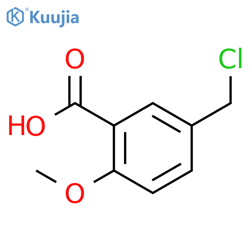 5-(Chloromethyl)-2-methoxybenzoic acid structure