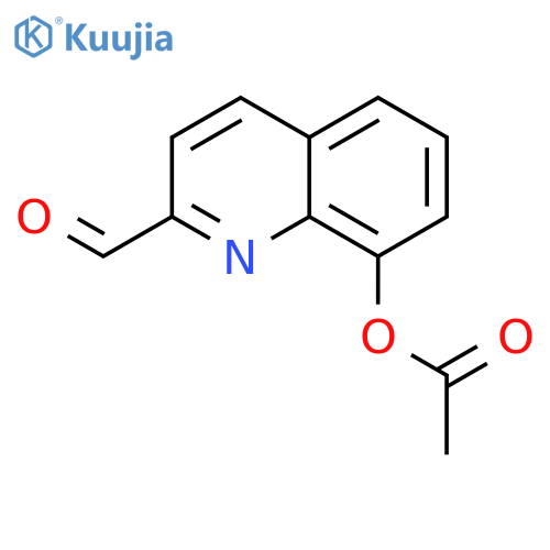 2-formylquinolin-8-yl acetate structure