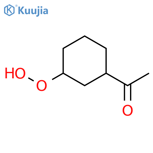 Ethanone,1-(3-hydroperoxycyclohexyl)- structure