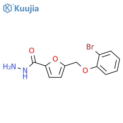 5-(2-bromophenoxy)methylfuran-2-carbohydrazide structure