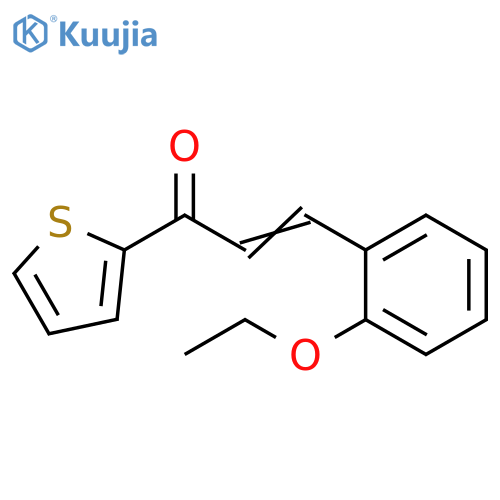 (2E)-3-(2-ethoxyphenyl)-1-(thiophen-2-yl)prop-2-en-1-one structure