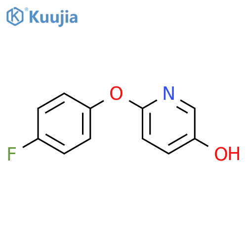 6-(4-fluorophenoxy)pyridin-3-ol structure