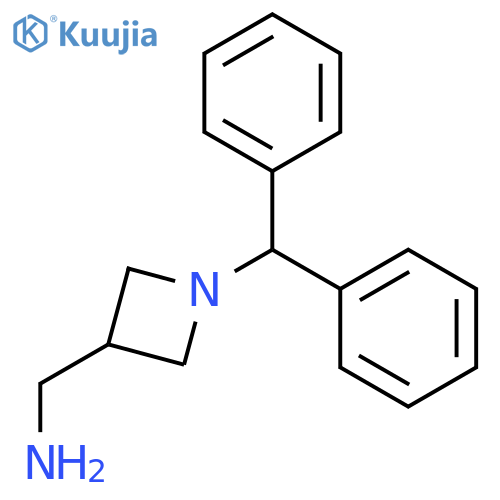 (1-benzhydrylazetidin-3-yl)methanamine structure