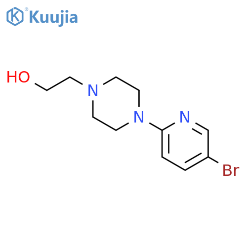 2-4-(5-Bromopyridin-2-yl)piperazin-1-ylethanol structure