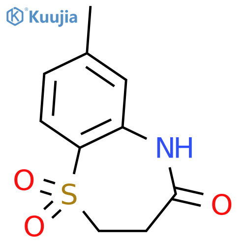 7-methyl-1,1-dioxo-3,5-dihydro-2h-1λ6,5-benzothiazepin-4-one structure