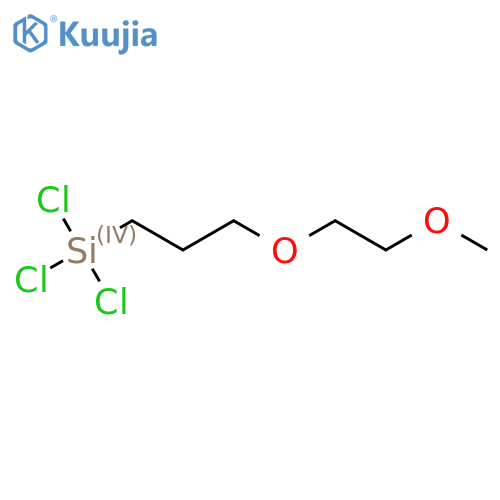 Trichloro[3-(2-methoxyethoxy)propyl]silane structure