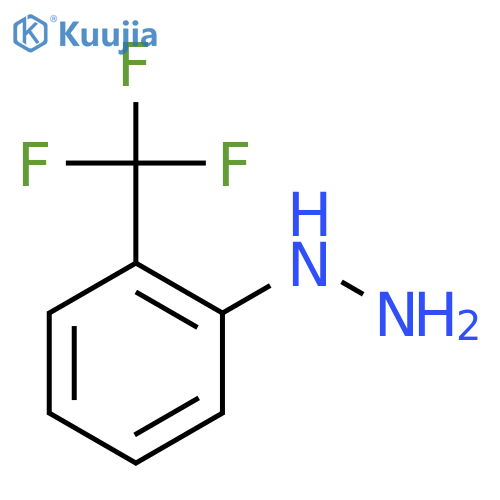2-(Trifluoromethyl)phenylhydrazine structure