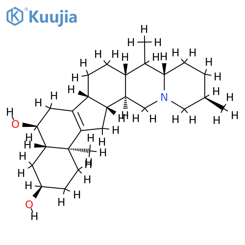 (5α,25α)-8,9-Didehydrocevane-3α,6α-diol structure