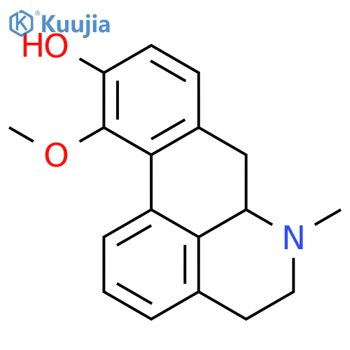 4H-Dibenzo[de,g]quinolin-10-ol,5,6,6a,7-tetrahydro-11-methoxy-6-methyl-, (6aR)- structure