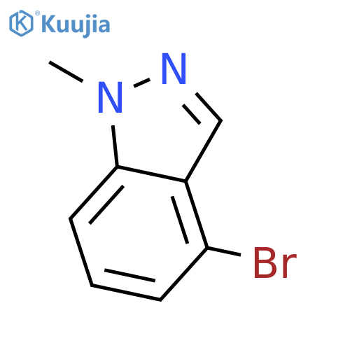 4-Bromo-1-methyl-1H-indazole structure