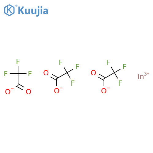 Acetic acid,2,2,2-trifluoro-, indium(3+) salt (3:1) structure