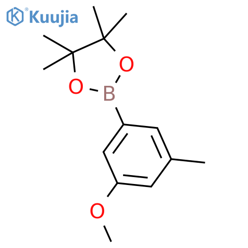 1,3,2-Dioxaborolane, 2-(3-methoxy-5-methylphenyl)-4,4,5,5-tetramethyl- structure