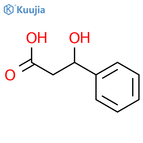 (3S)-3-hydroxy-3-phenylpropanoic acid structure