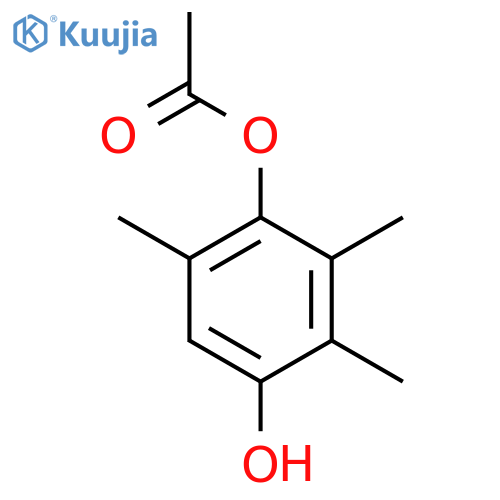 4-hydroxy-2,3,6-trimethylphenyl acetate structure