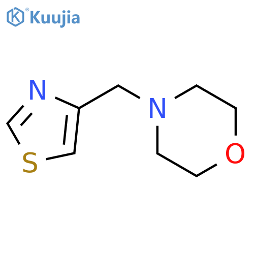 4-(1,3-thiazol-4-yl)methylmorpholine structure