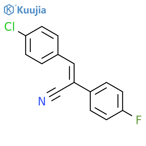 Benzeneacetonitrile, a-[(4-chlorophenyl)methylene]-4-fluoro- structure