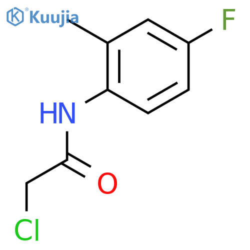 2-Chloro-N-(4-fluoro-2-methylphenyl)acetamide structure