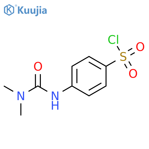 4-(dimethylcarbamoylamino)benzenesulfonyl Chloride structure