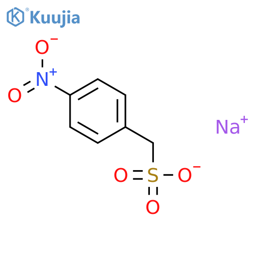 Sodium (4-nitrophenyl)methanesulfonate structure