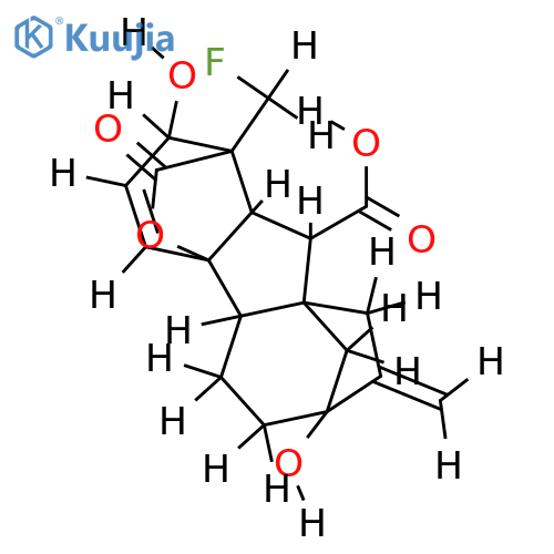 Fluorgibberellinsaeure structure