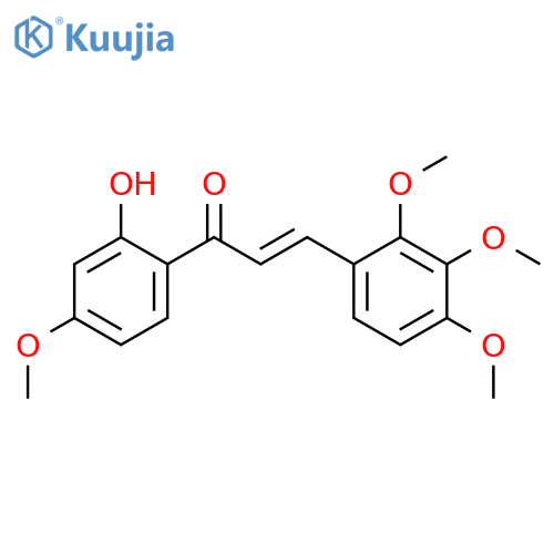 2-Propen-1-one,1-(2-hydroxy-4-methoxyphenyl)-3-(2,3,4-trimethoxyphenyl)- structure