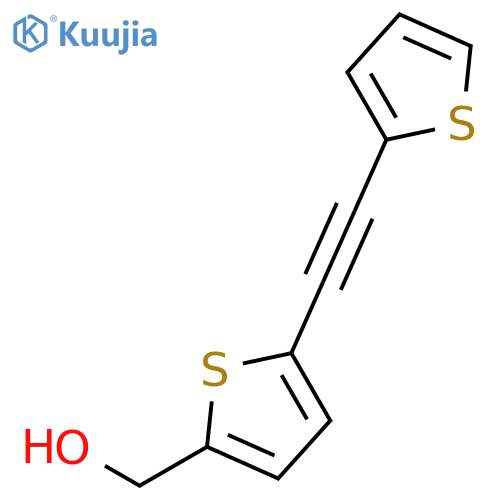 (5-thiophen-2-ylethynyl-thiophen-2-yl)-methanol structure