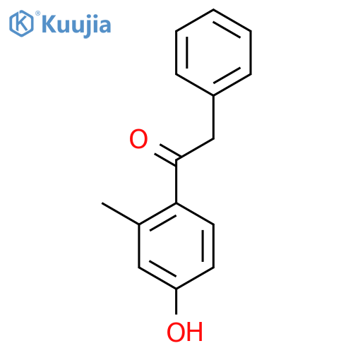 1-(4-Hydroxy-2-methylphenyl)-2-phenylethanone structure