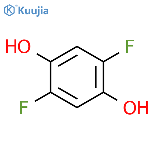 2,5-Difluoro-1,4-benzenediol structure