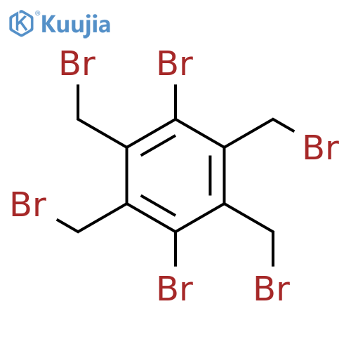 Benzene, 1,4-dibromo-2,3,5,6-tetrakis(bromomethyl)- structure