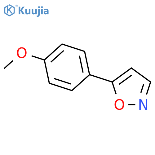 5-(4-Methoxyphenyl)isoxazole structure