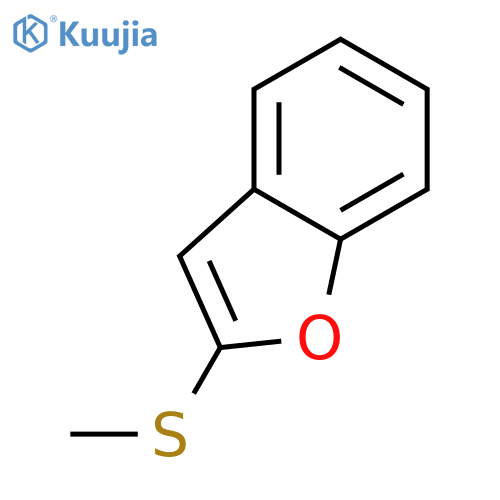 Benzofuran, 2-(methylthio)- structure