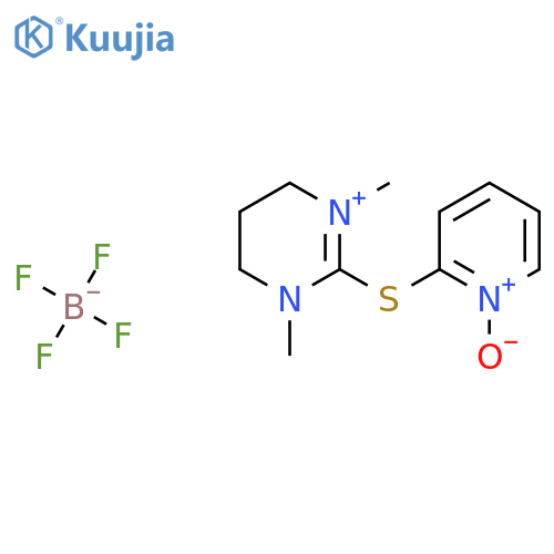 2-(1,3-Dimethyl-3,4,5,6-tetrahydropyrimidin-1-ium-2-ylthio)pyridine N-Oxide Tetrafluoroborate structure