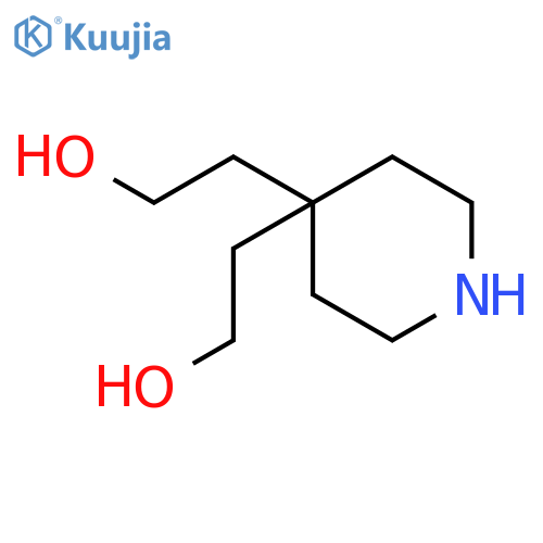 2-4-(2-Hydroxyethyl)-4-piperidinyl-1-ethanol structure