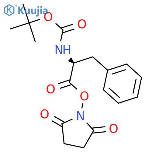(2,5-Dioxopyrrolidin-1-yl) (2S)-2-(tert-Butoxycarbonylamino)-3-phenyl-propanoate structure