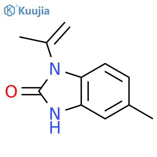2H-Benzimidazol-2-one,1,3-dihydro-5-methyl-1-(1-methylethenyl)- structure