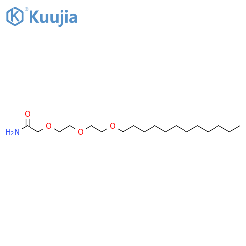 Acetamide,2-[2-[2-(dodecyloxy)ethoxy]ethoxy]- structure
